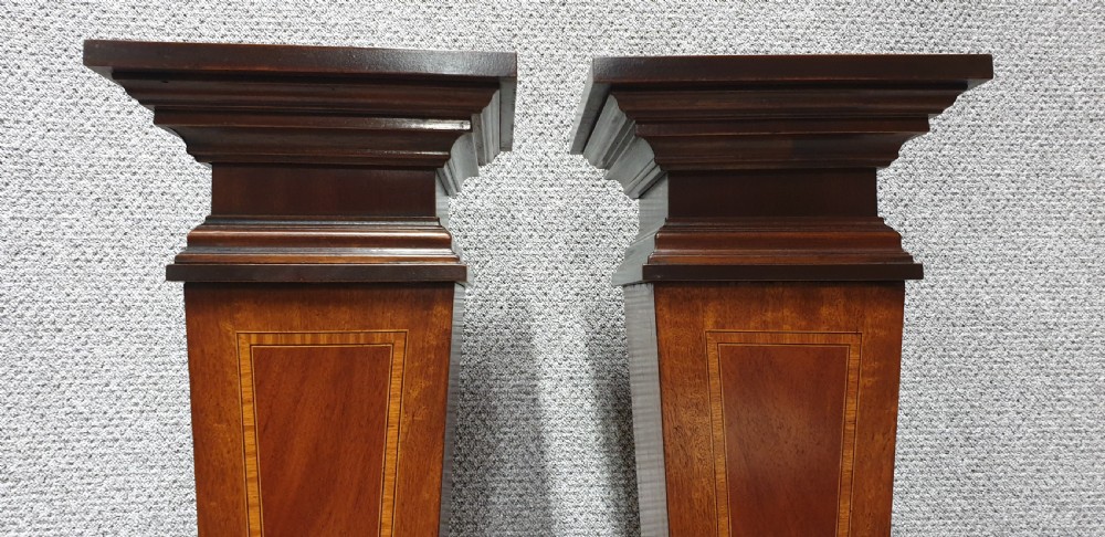 Good Pair Mahogany Torcheres  View III
