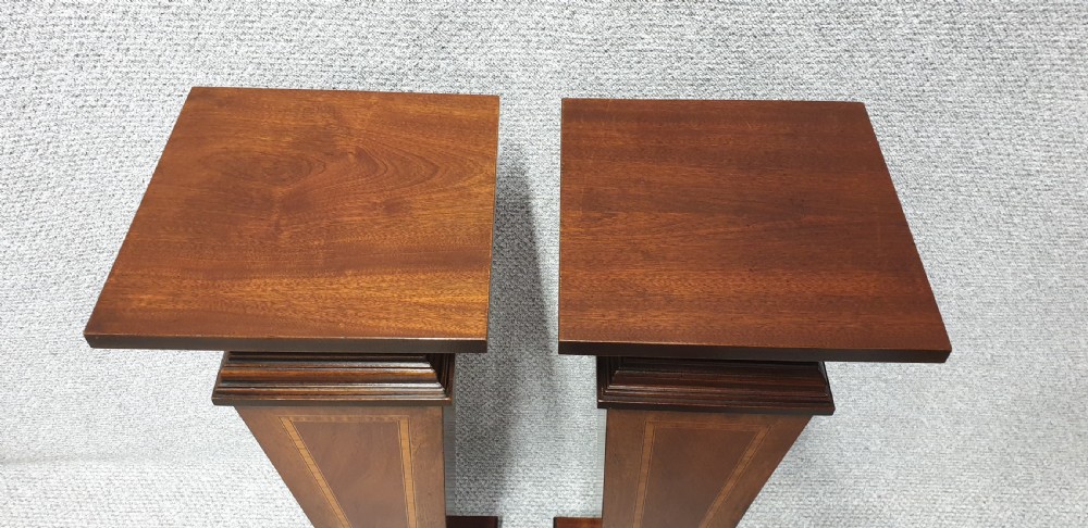 Good Pair Mahogany Torcheres  View V