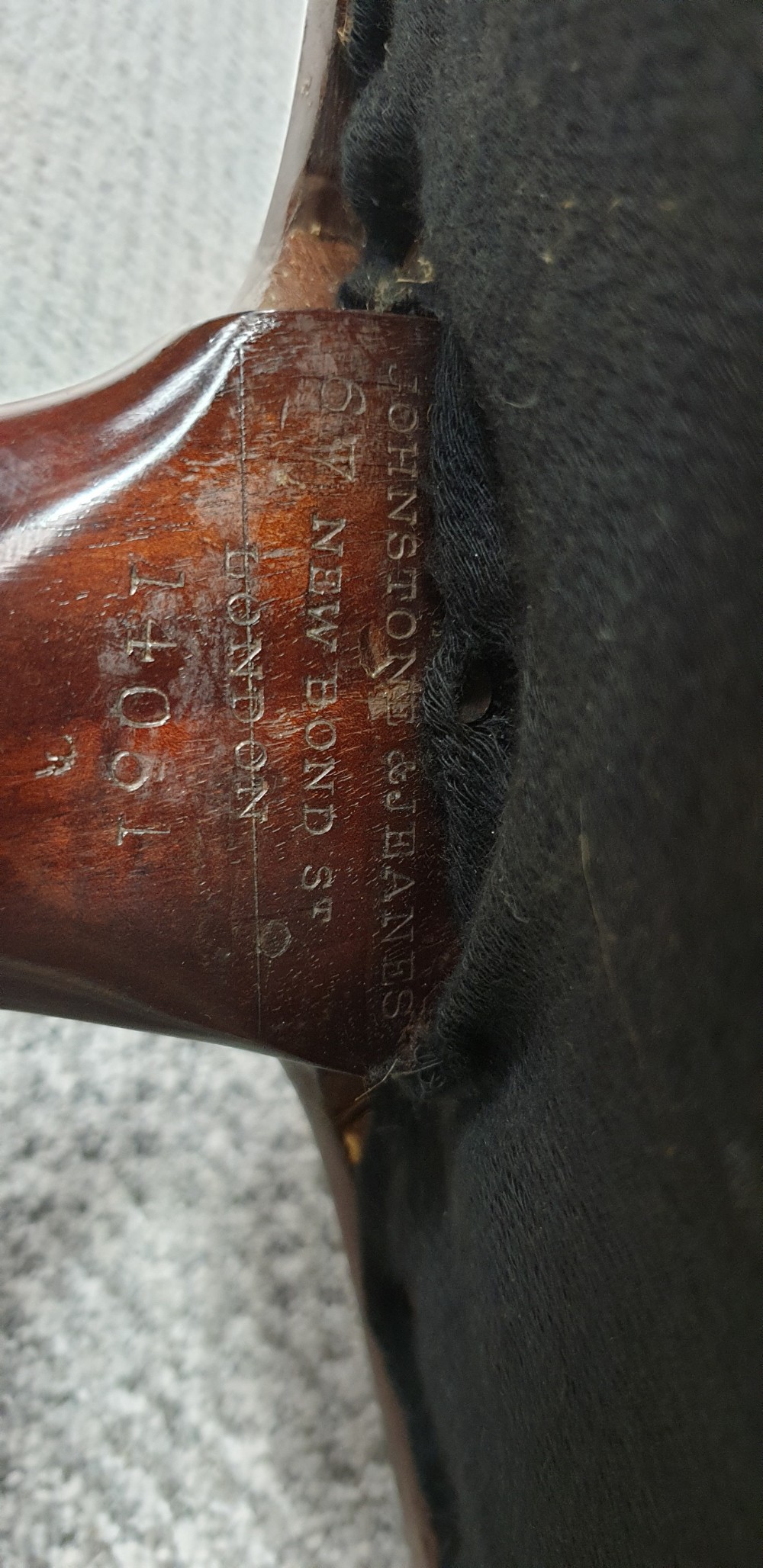 Superior Mahogany Leather Library Chair View XII