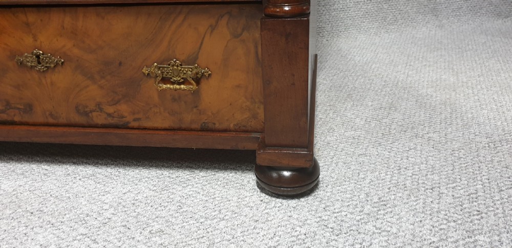 Excellent Burr Walnut Chest of Drawers View IX