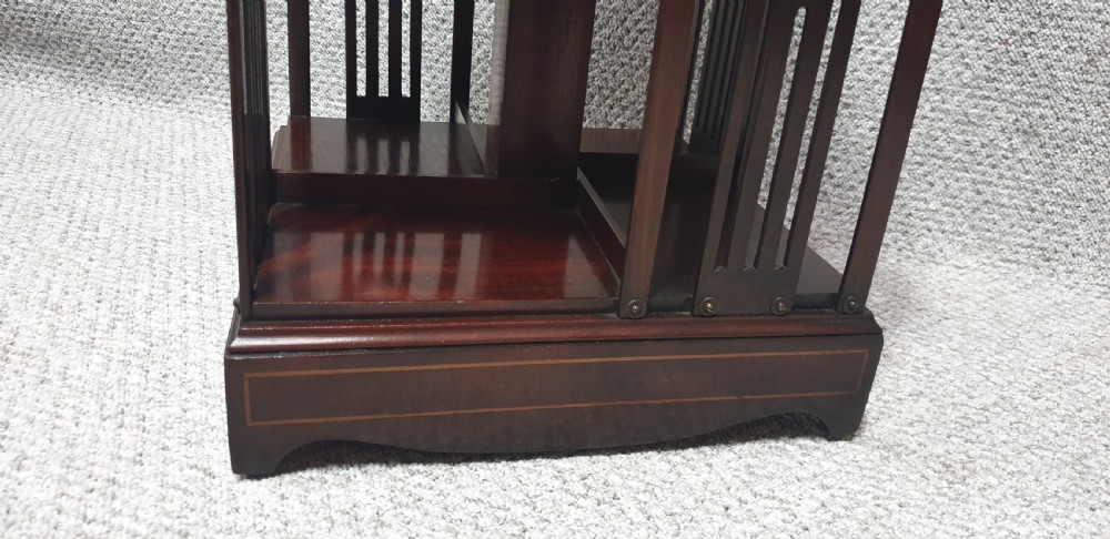 Miniature Mahogany Revolving  Bookcase View VI