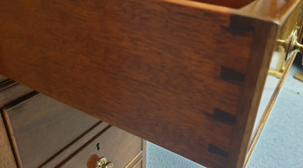 Top Quality  Mahogany Pedestal  Desk View IV