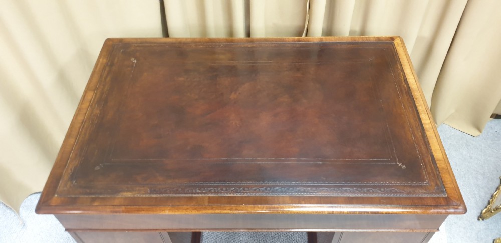 Top Quality  Mahogany Pedestal  Desk View VIII