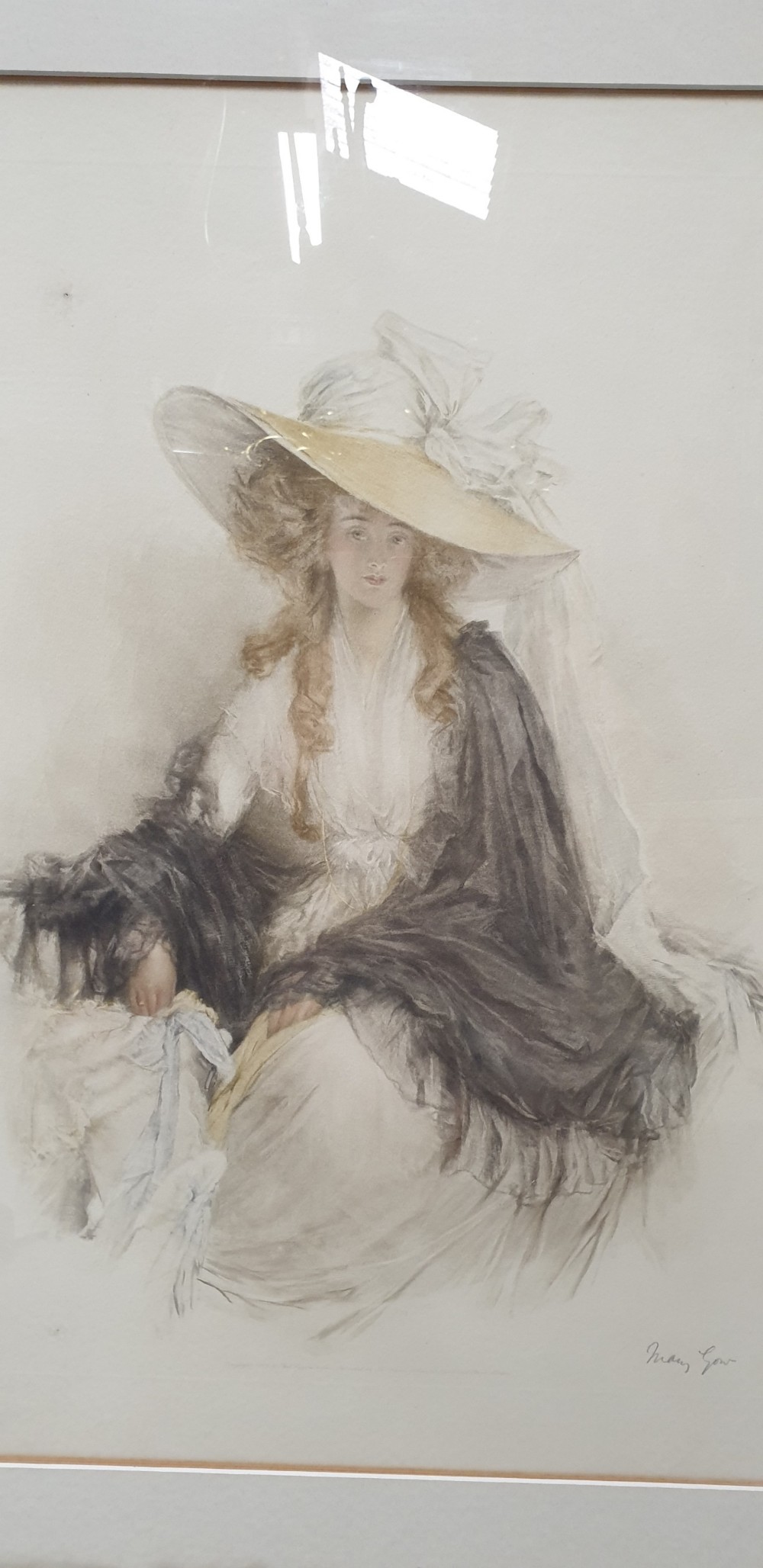 Coloured Lithograph Mary Louise Gow View VIII