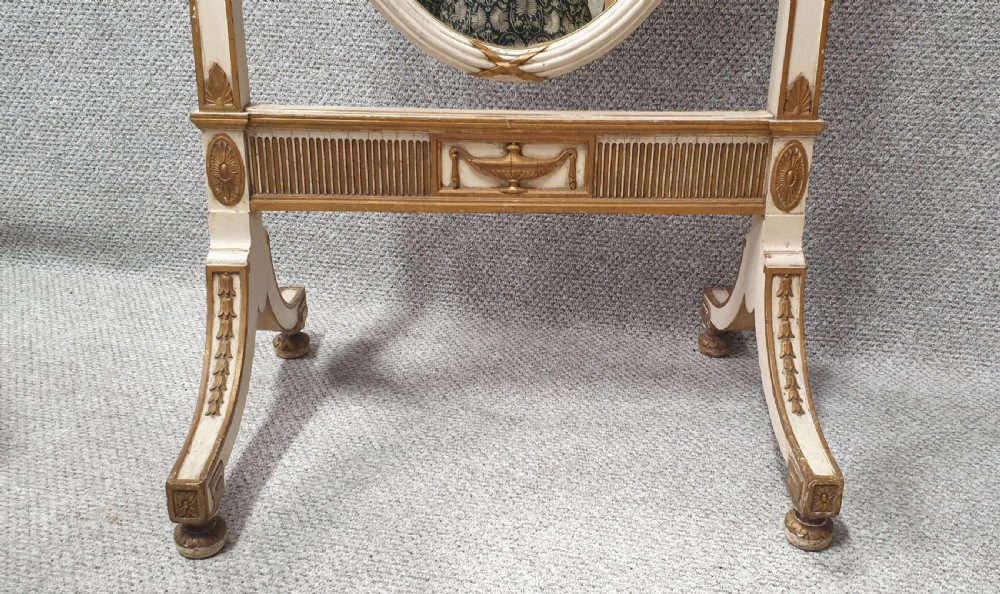 Regency Painted Cheval Mirror View V