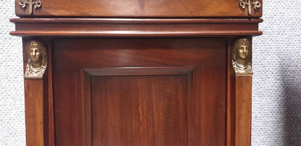 Superb Pair Empire Mahogany Cabinets View III