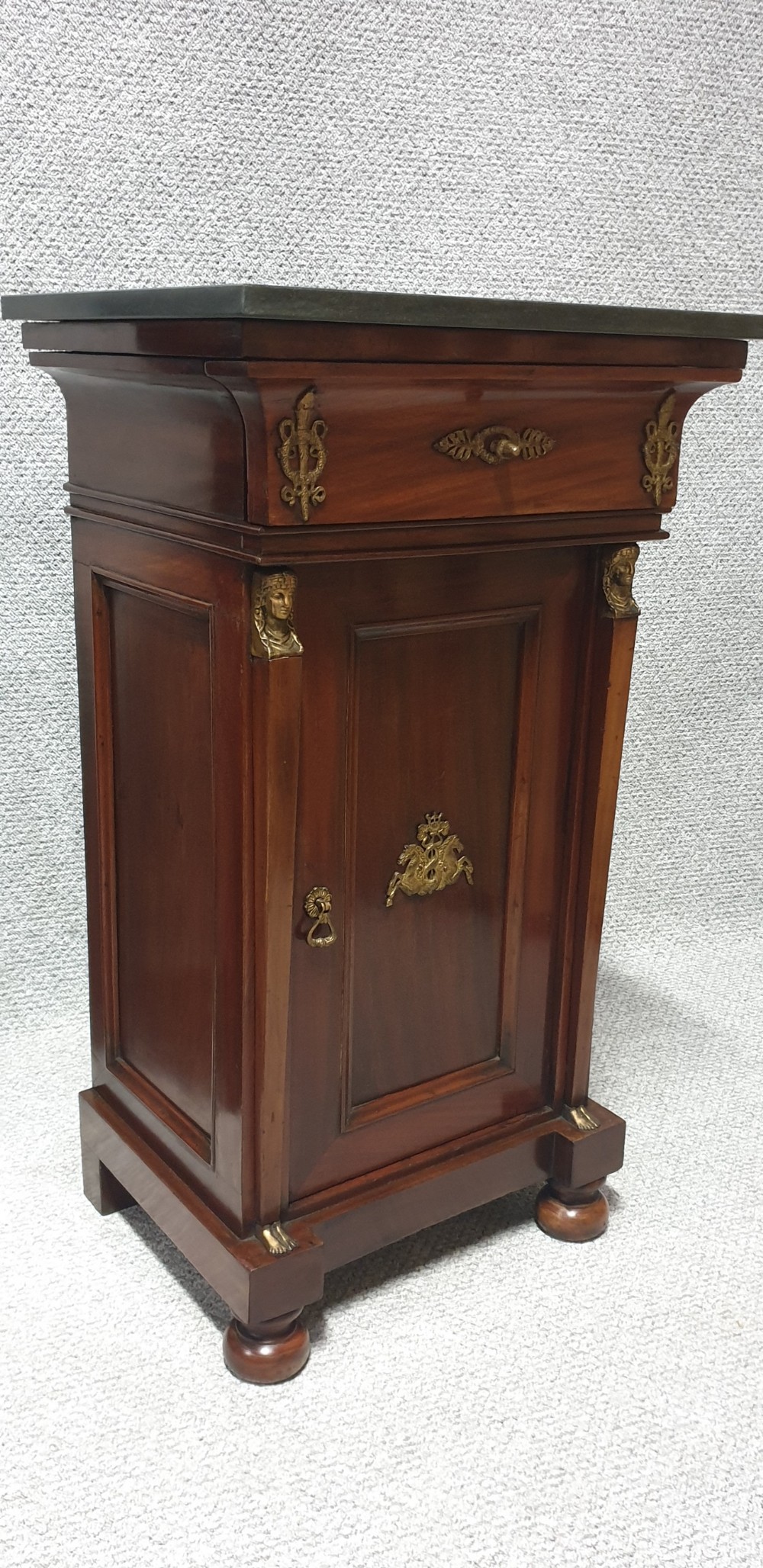 Superb Pair Empire Mahogany Cabinets View XI