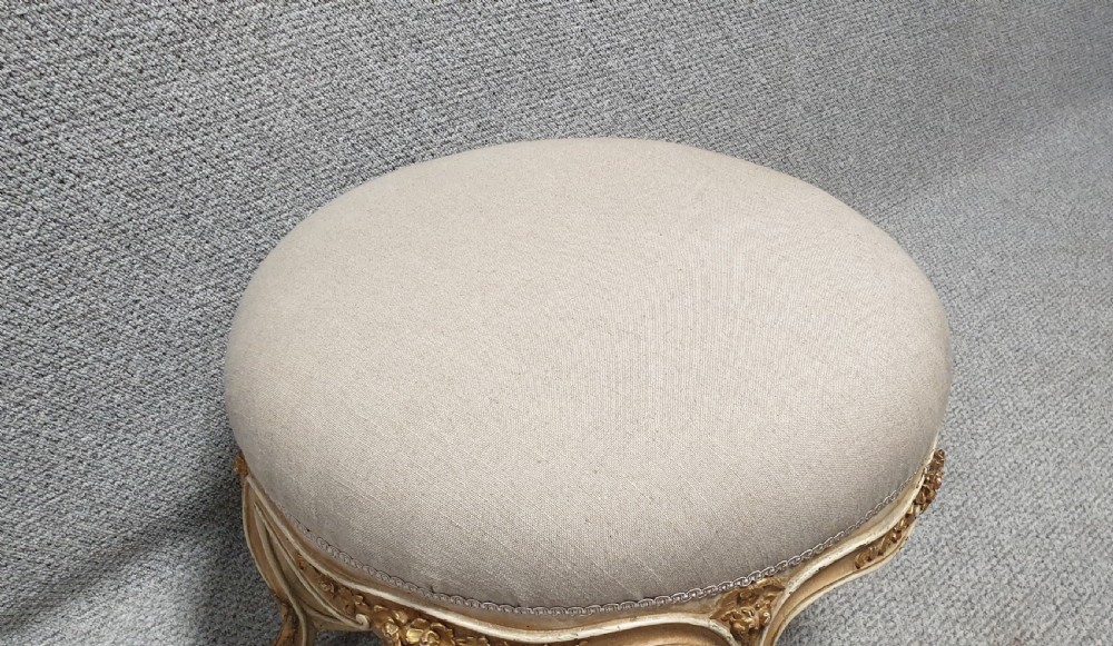 French Painted Round Stool View VIII