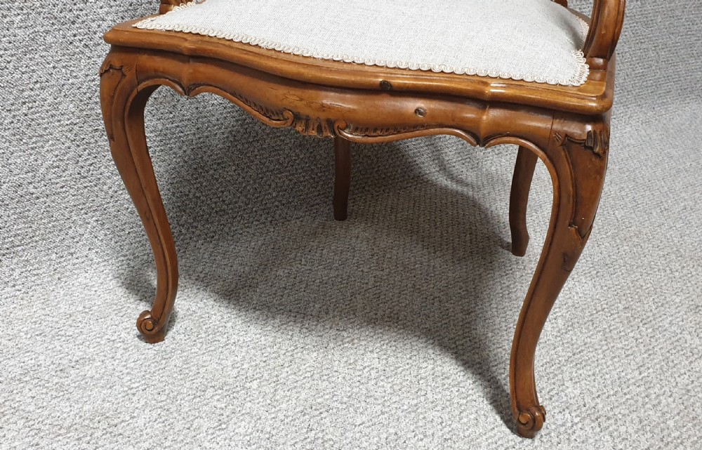 Pretty French Walnut Chair View II