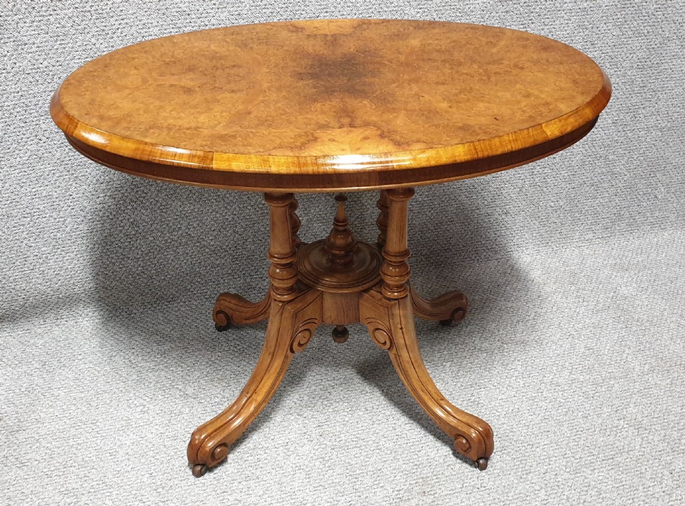 Excellent Quality Burr Walnut Occasional Table