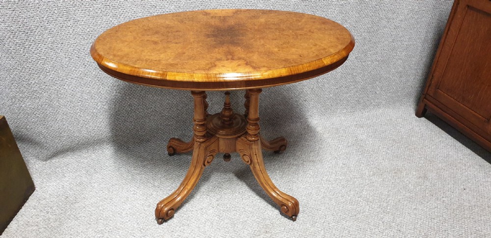 Excellent Quality Burr Walnut Occasional Table View VI