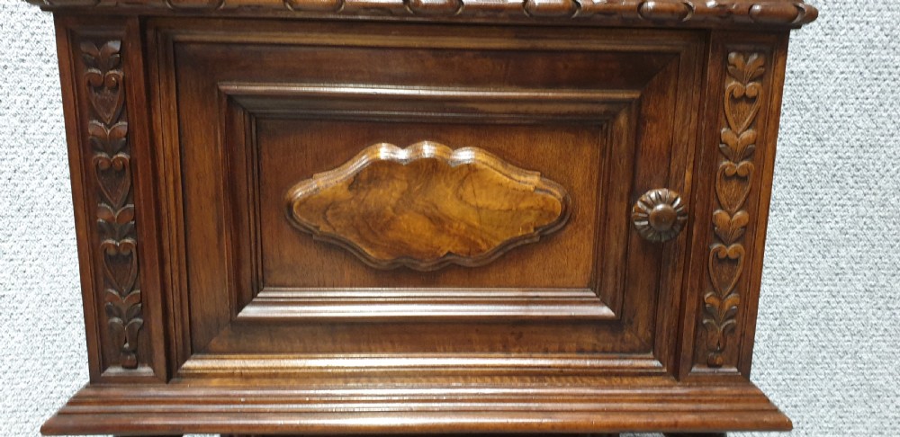 Pair French Walnut Bedside Cabinets View VI