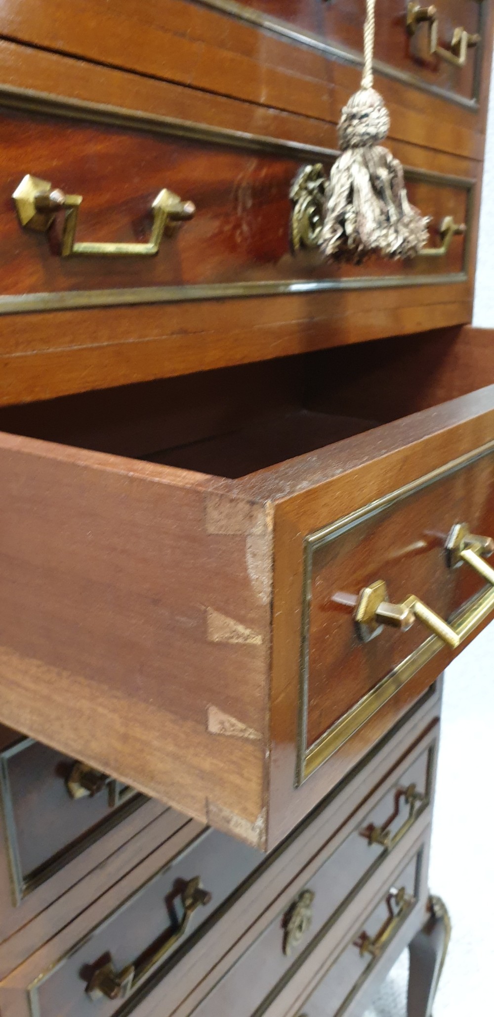 French Empire Mahogany Chest of Drawers View VIII