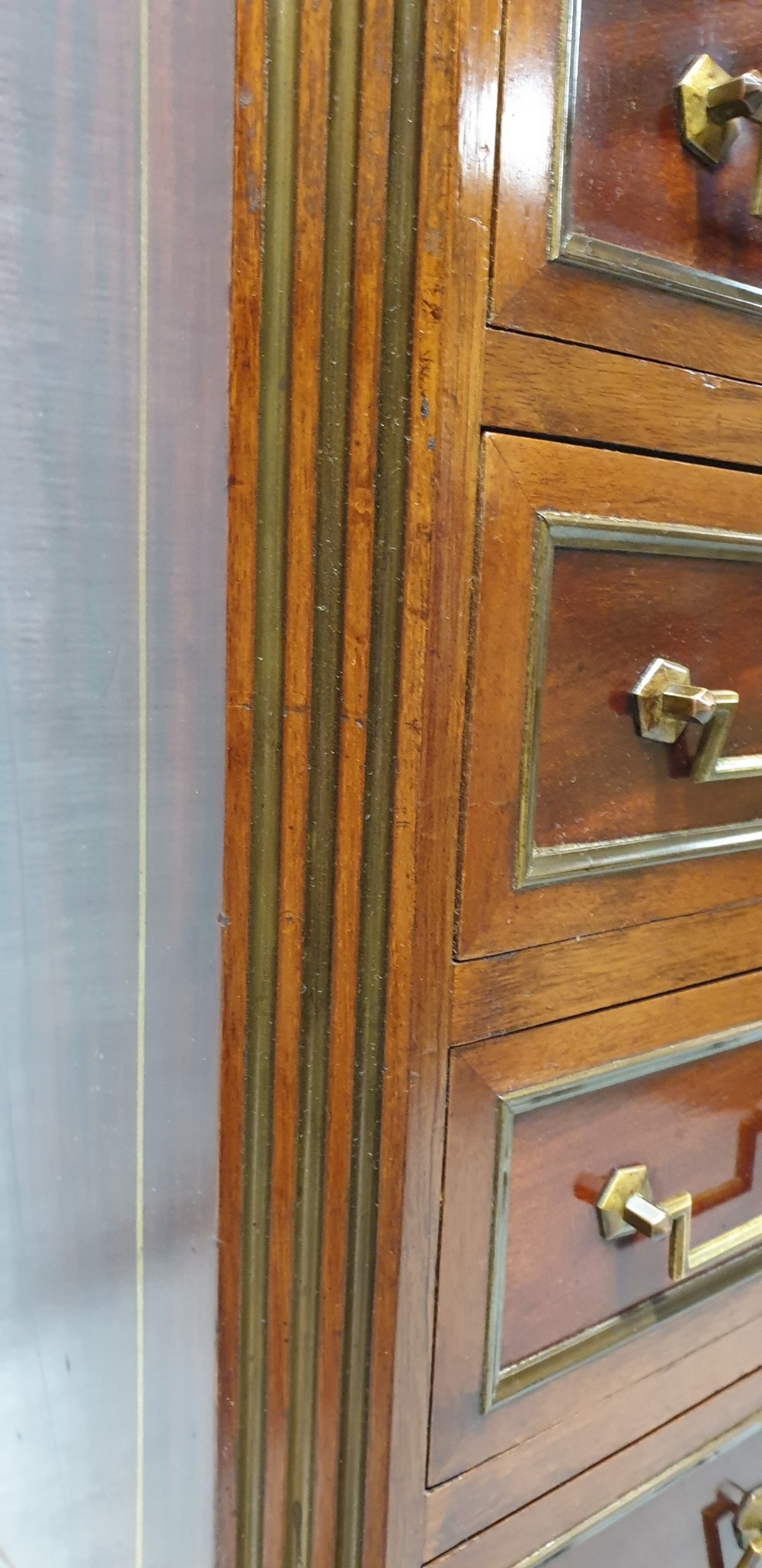 French Empire Mahogany Chest of Drawers View X