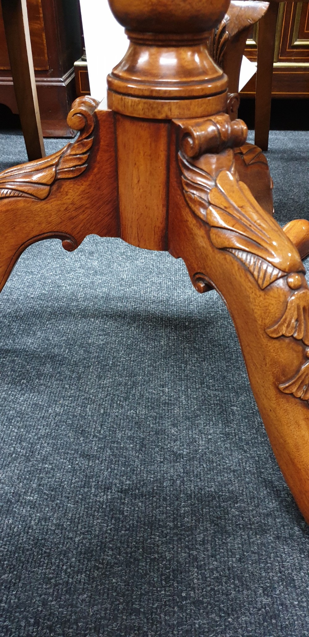 12 Seater Burr Walnut Dining Table View III