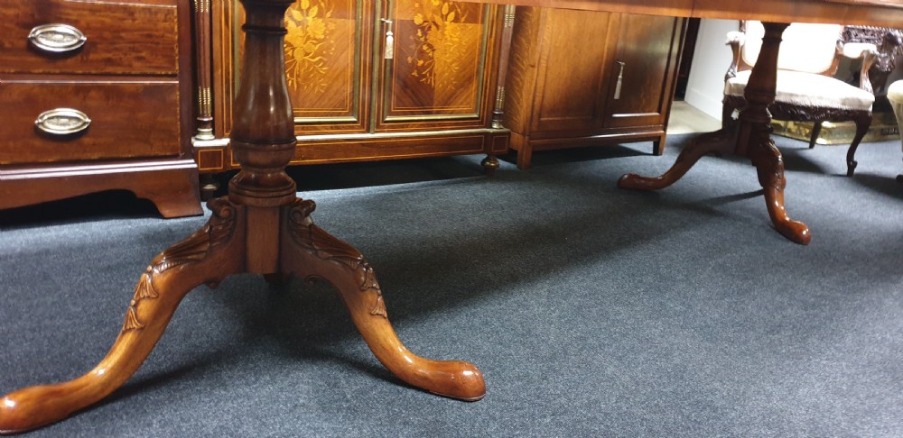 12 Seater Burr Walnut Dining Table View XXIII