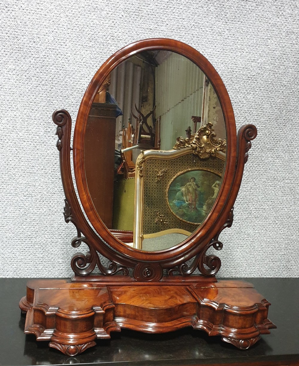 Victorian Mahogany Dressing Table Mirror 