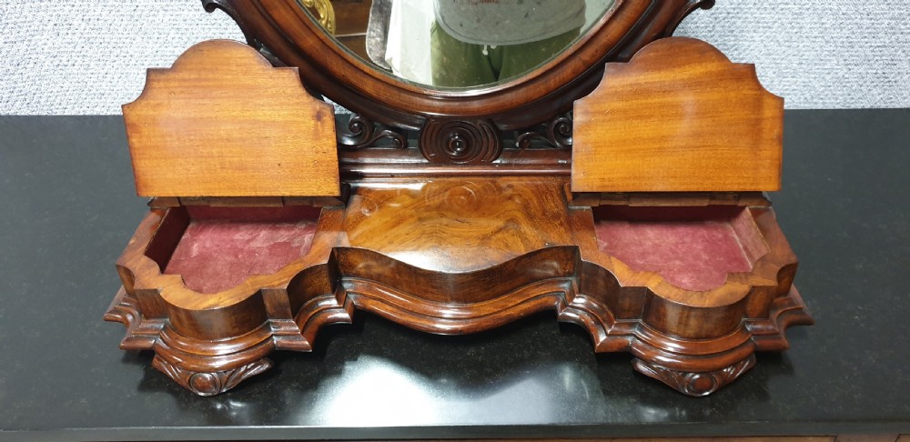 Victorian Mahogany Dressing Table Mirror  View III