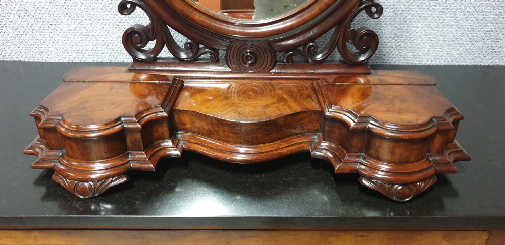 Victorian Mahogany Dressing Table Mirror  View IV