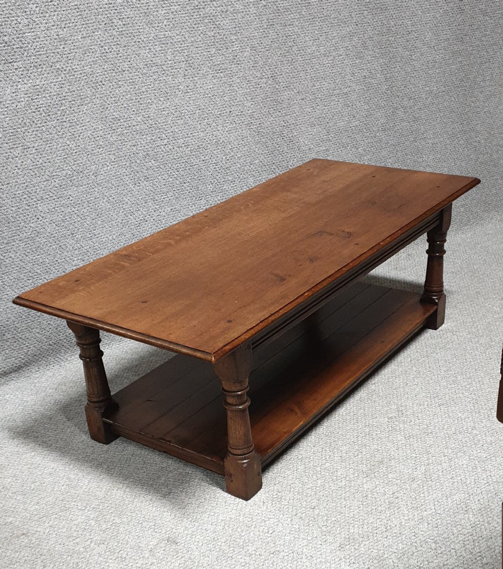 Super Plank Top Oak Coffee Table