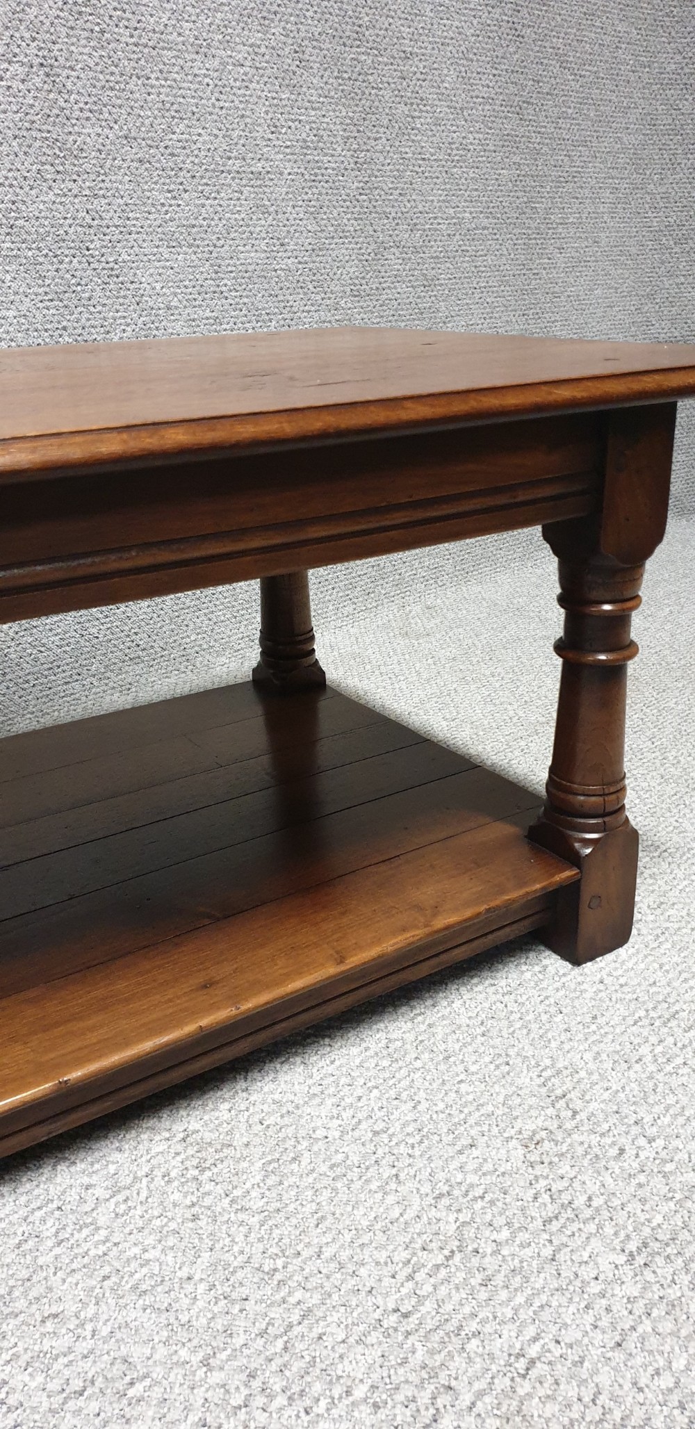 Super Plank Top Oak Coffee Table View V
