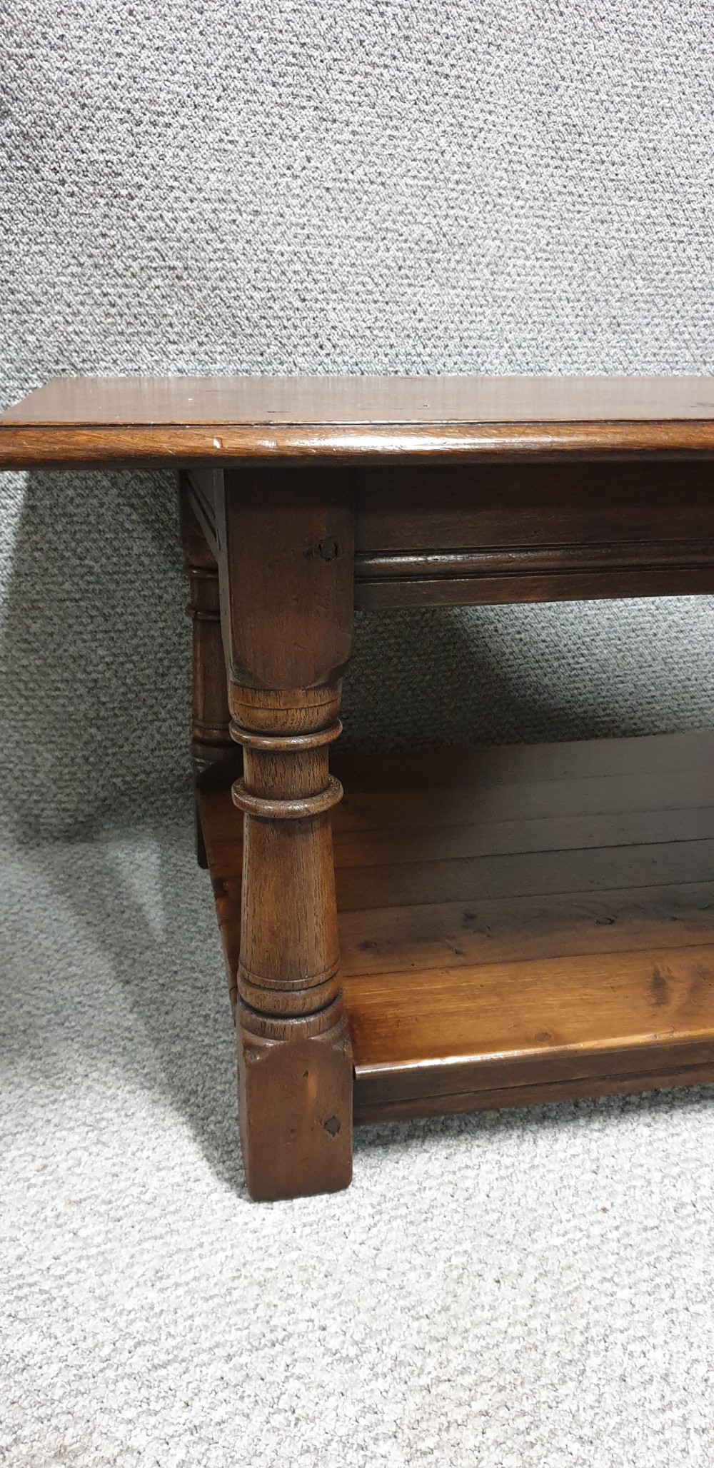Super Plank Top Oak Coffee Table View VI