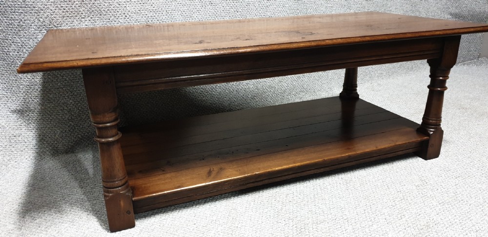 Super Plank Top Oak Coffee Table View VII