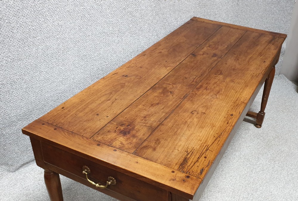 French Cherry farmhouse Refrectory Table  View IX