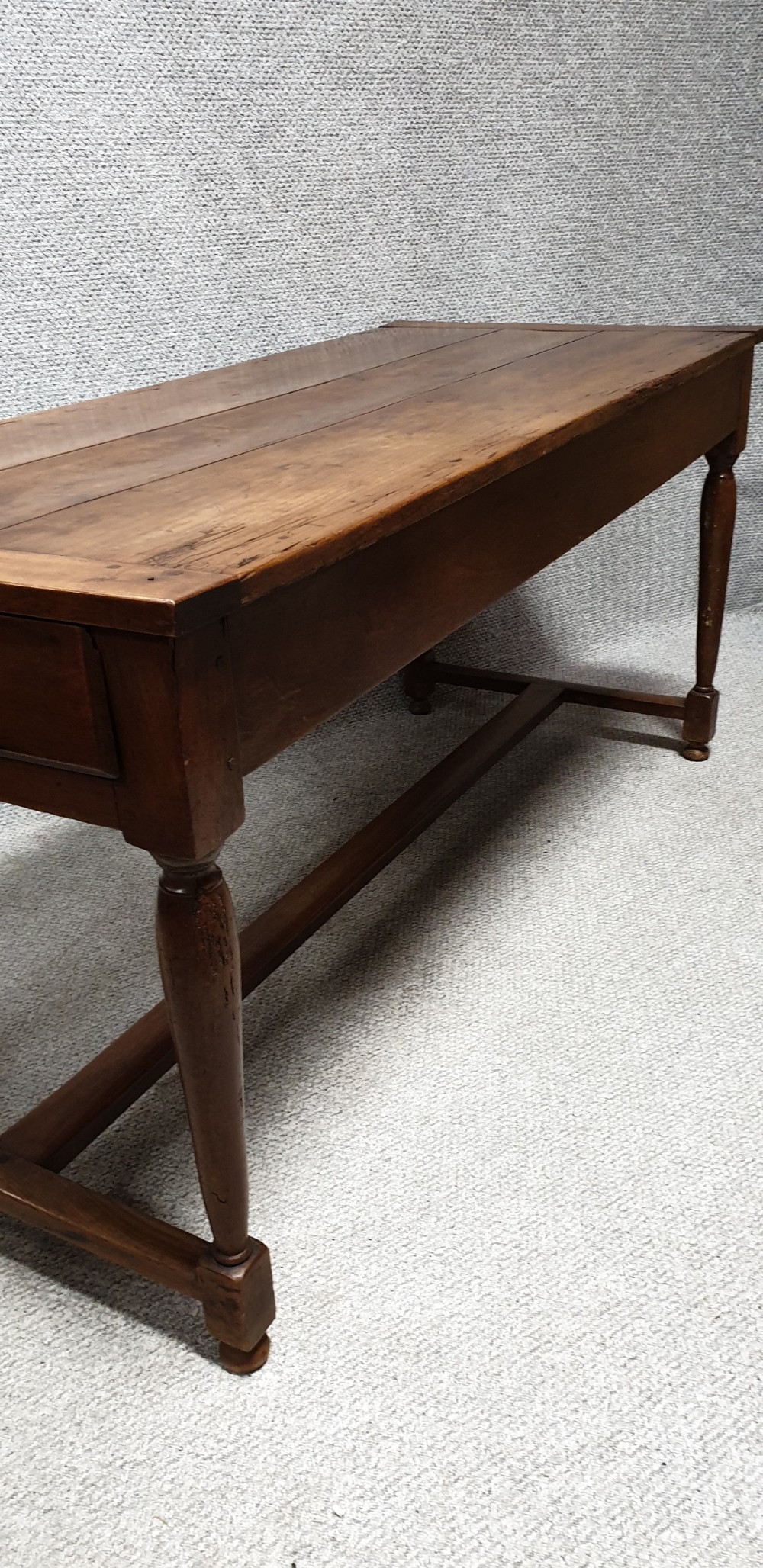 French Cherry farmhouse Refrectory Table  View X