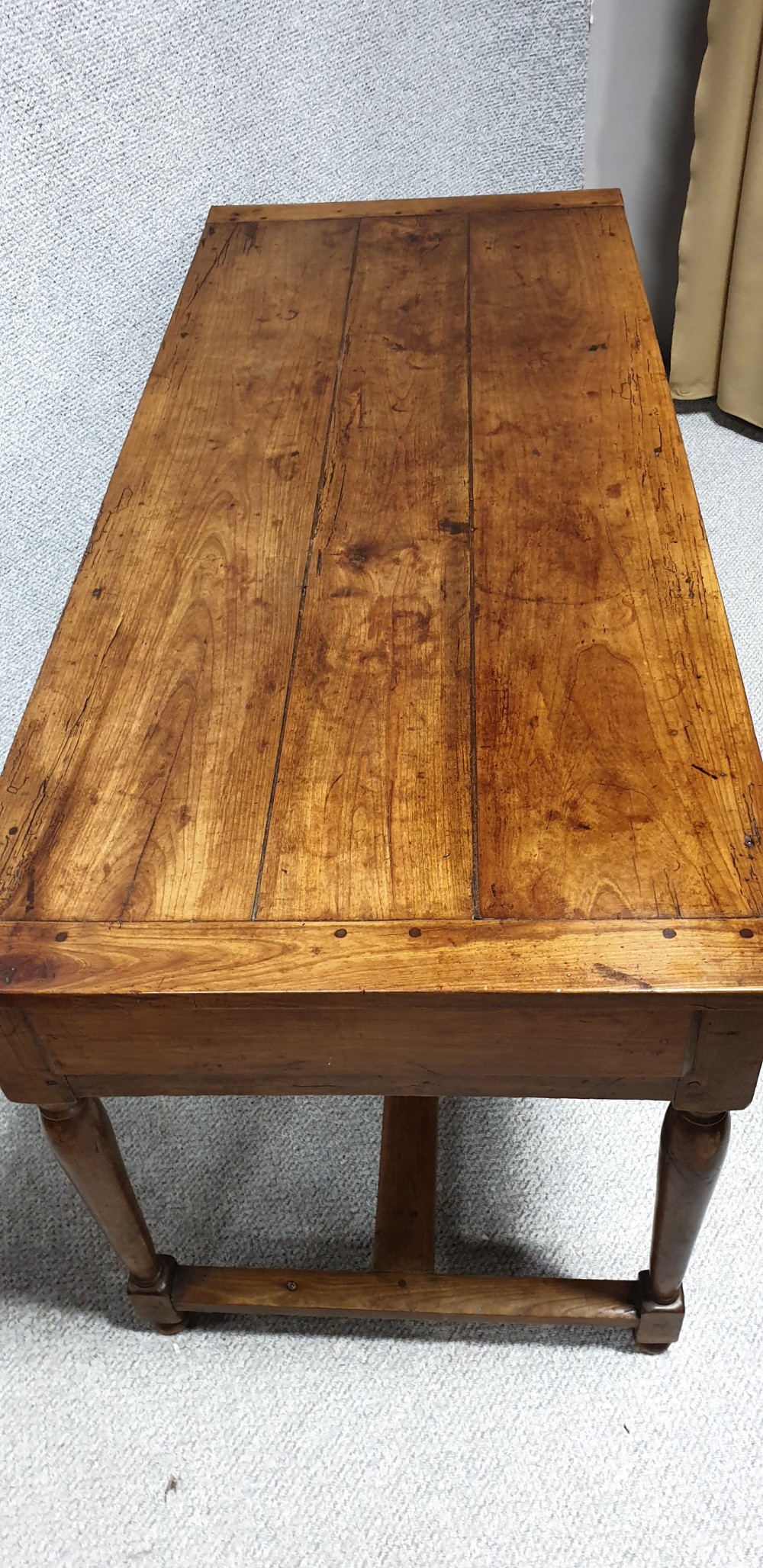 French Cherry farmhouse Refrectory Table  View XIII