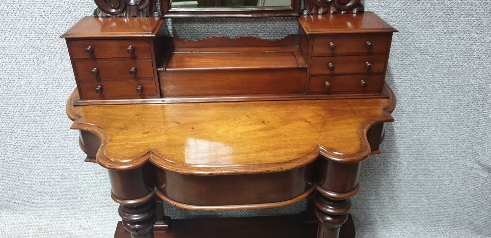 Pretty Victorian Mahogany Dressing Table View V