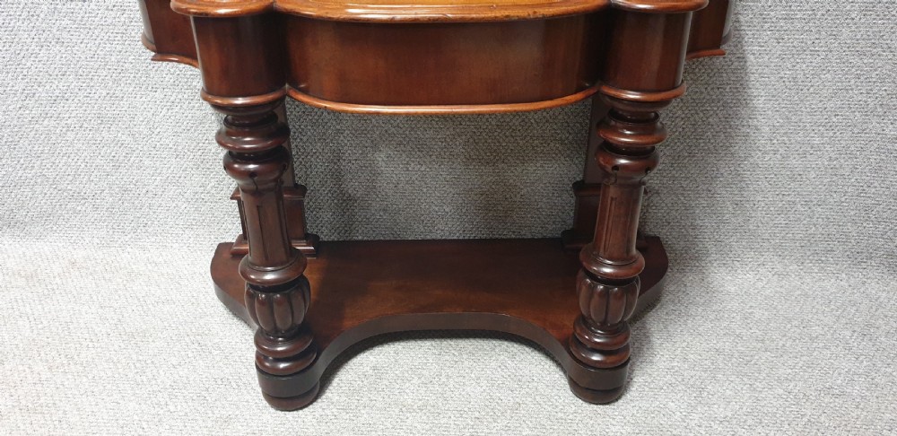 Pretty Victorian Mahogany Dressing Table View VII