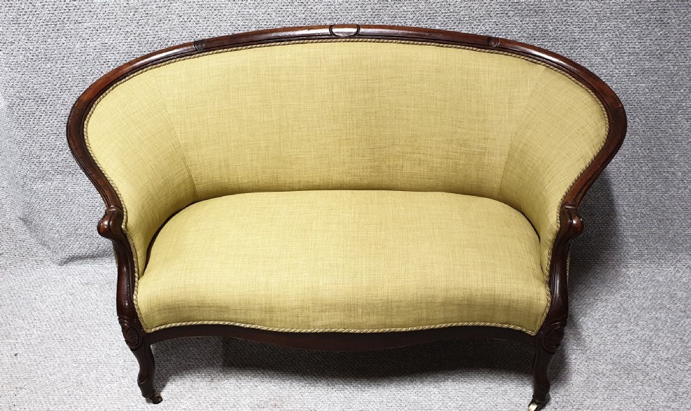 Pretty Victorian  Mahogany Sofa View II