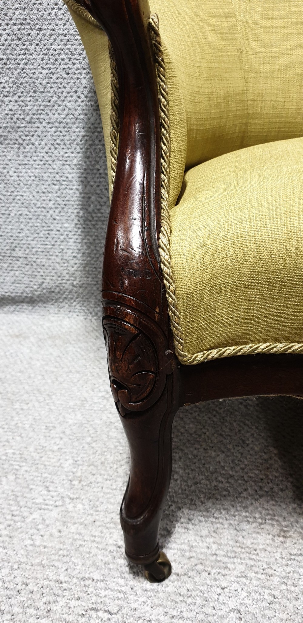 Pretty Victorian  Mahogany Sofa View VIII