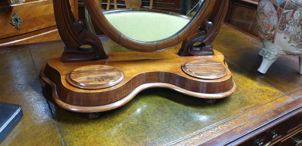 Victorian Mahogany Toilet  Mirror  View IV