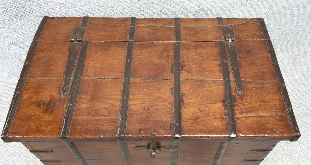 Iron Strapped Teak Strong Box View III