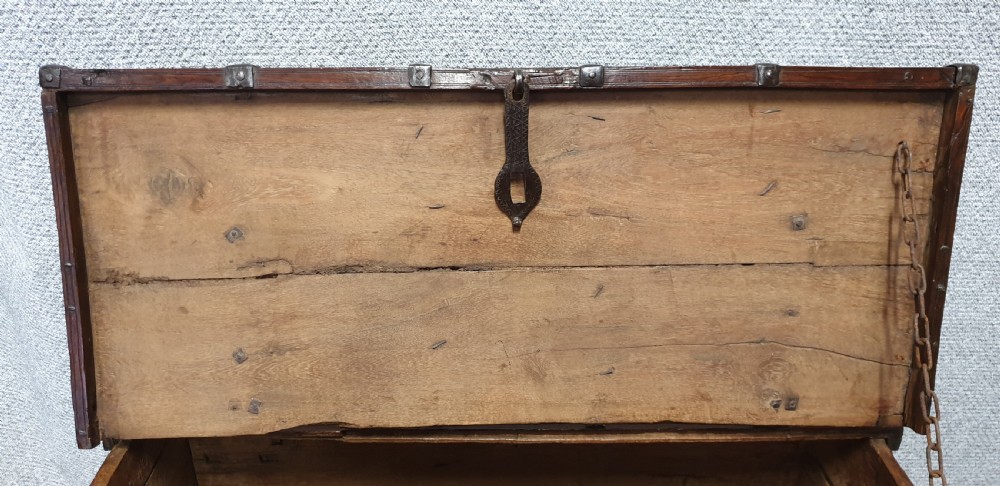 Iron Strapped Teak Strong Box View XI