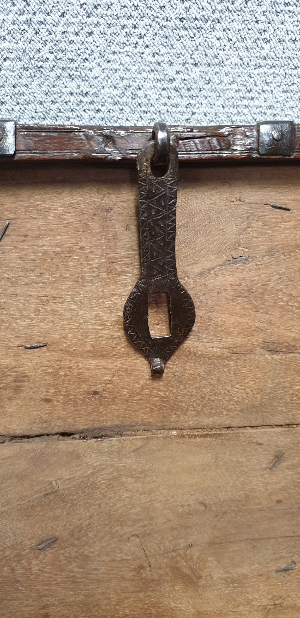 Iron Strapped Teak Strong Box View XIII