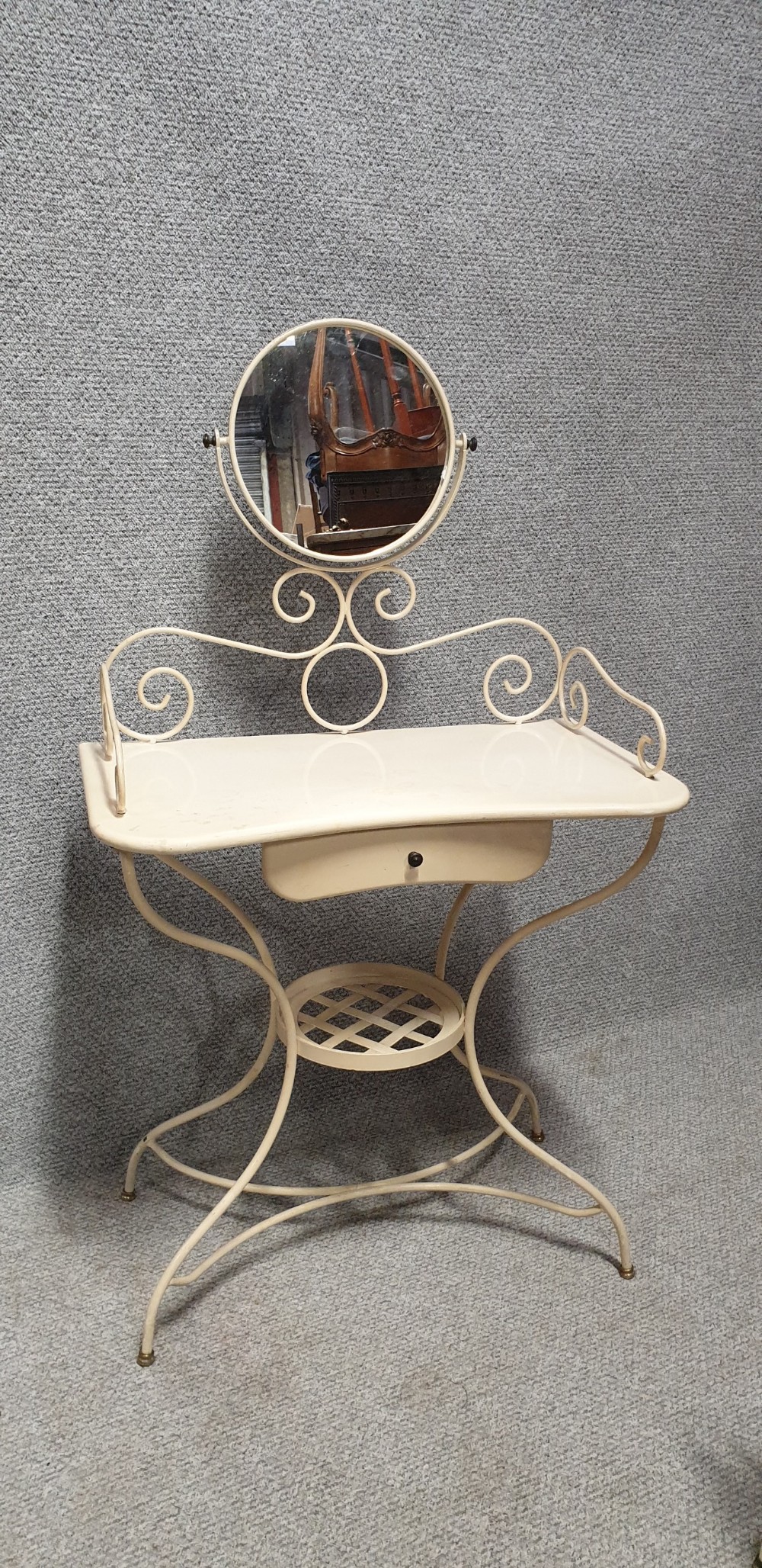 Pretty French Enamel Dressing Table View II
