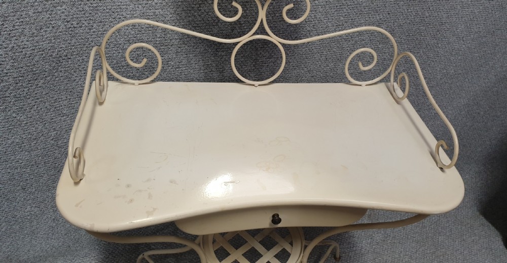 Pretty French Enamel Dressing Table View IX