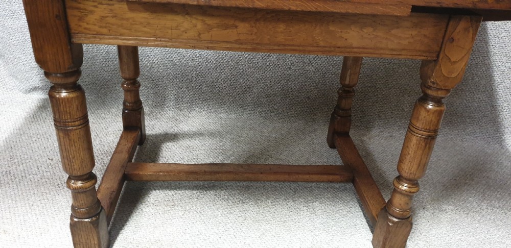 Solid Oak extending dining Room  Table Suite View III