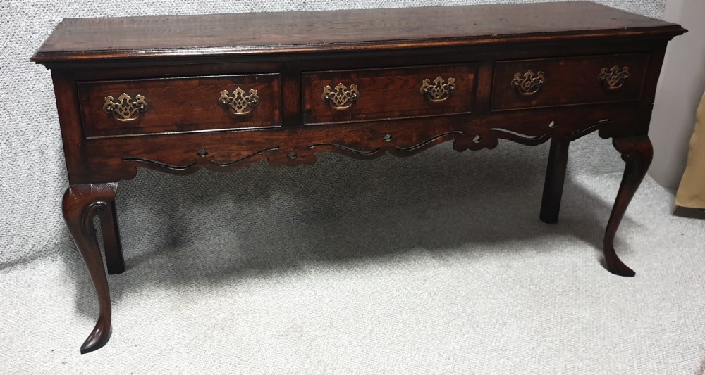Solid oak Dresser Base  View IV