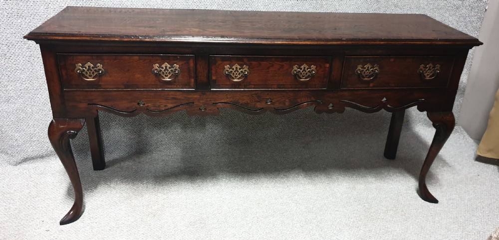 Solid oak Dresser Base  View V