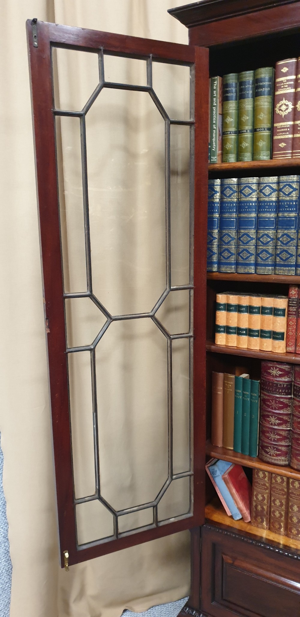 Mahogany  Chippendale Bookcase View V