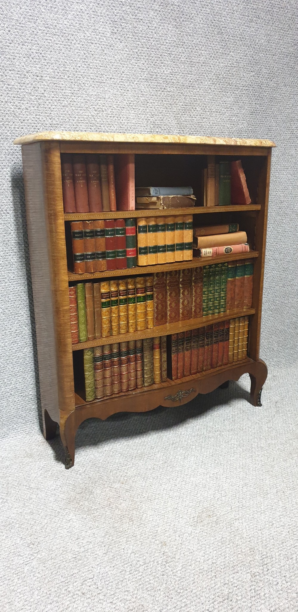 French Open Adjustable Bookcase View IV