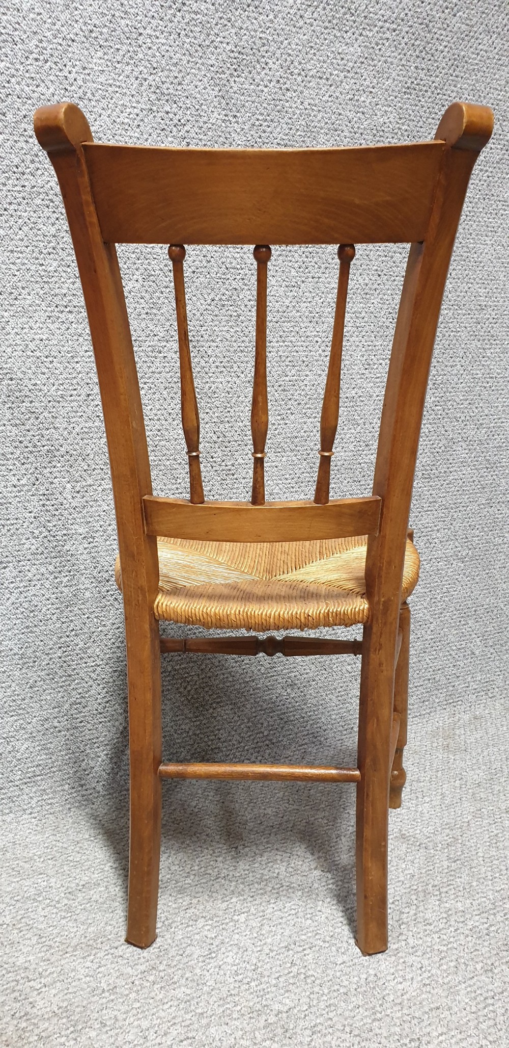 Set Six French Cherry Kitchen Dining Chairs View VII