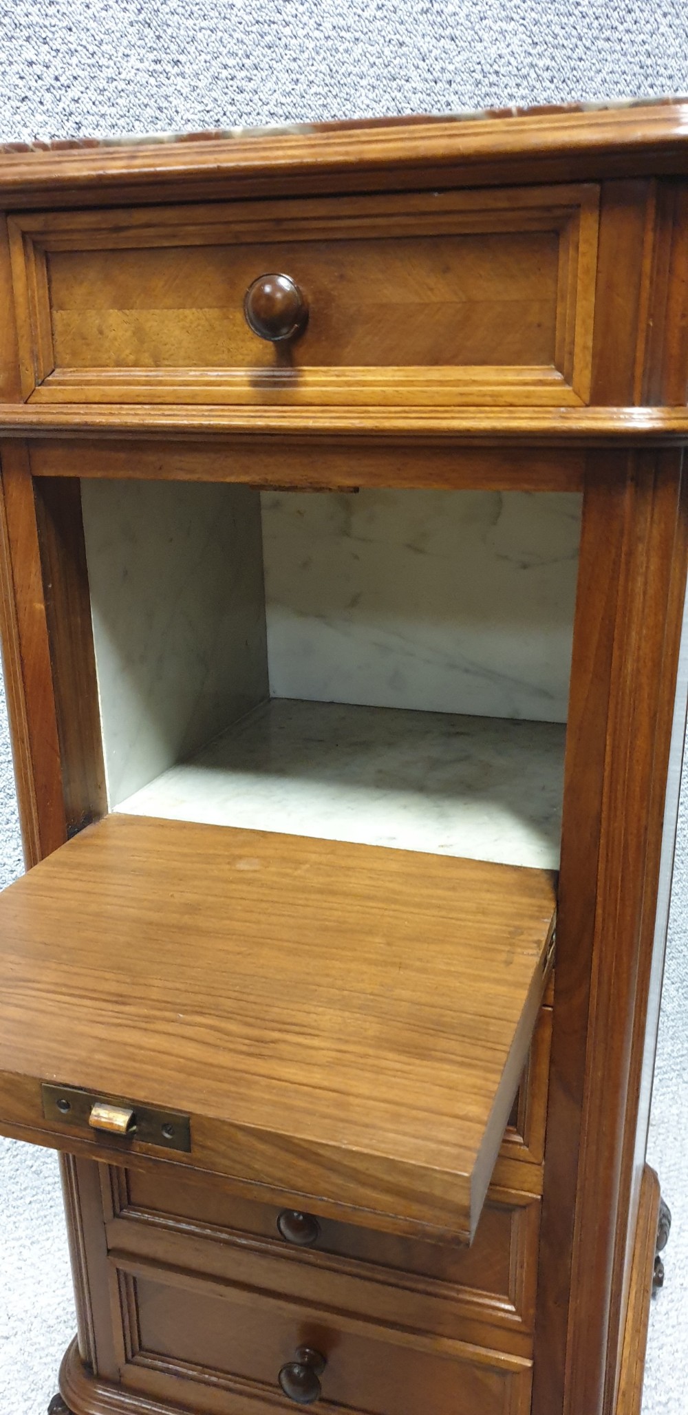 Tall French Walnut Chest of Drawers  View III