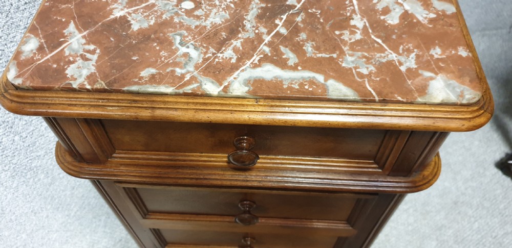 Tall French Walnut Chest of Drawers  View V