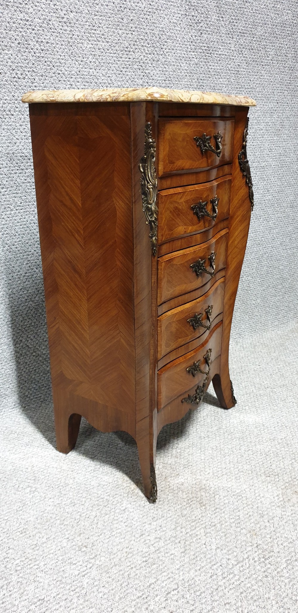 French Five Drawer Chest of Drawers  View IV