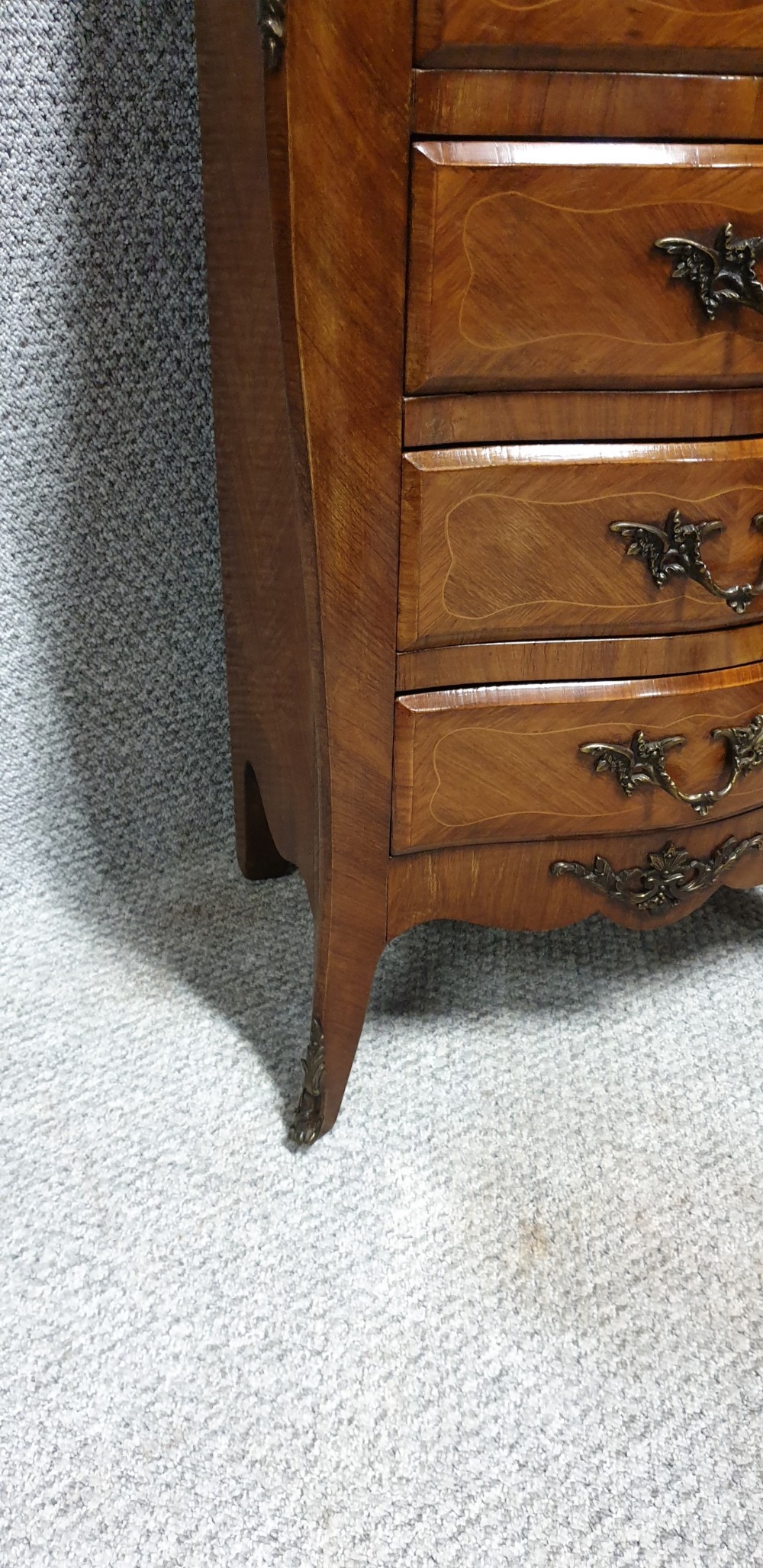 French Five Drawer Chest of Drawers  View VI